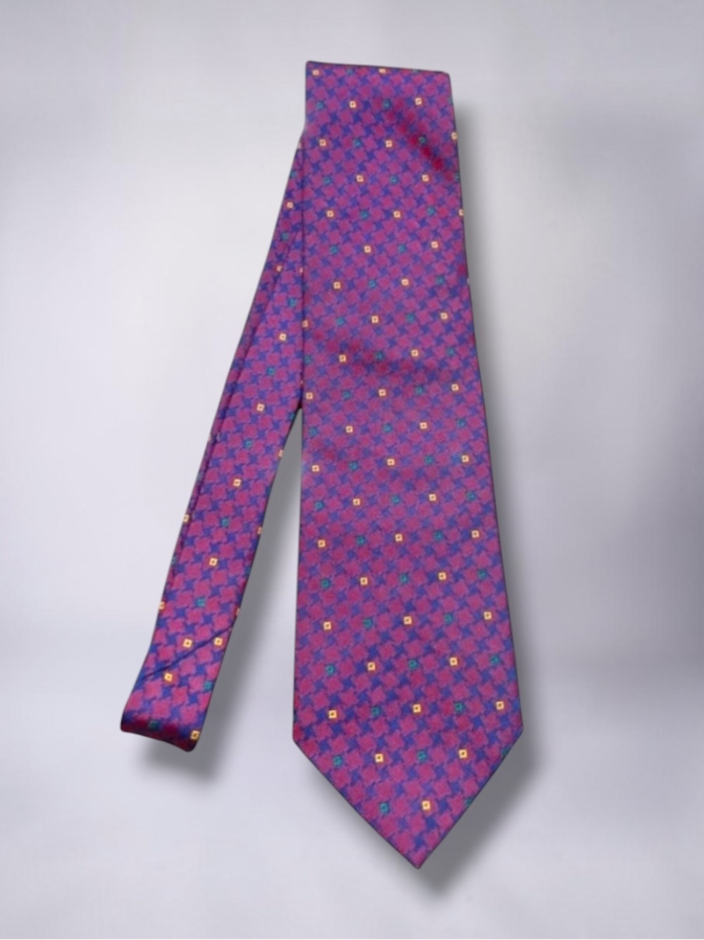 PAUL STUART WOVEN SILK DECO TIE